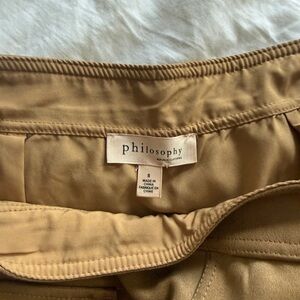 Philosophy Tan women’s A mini Slirt